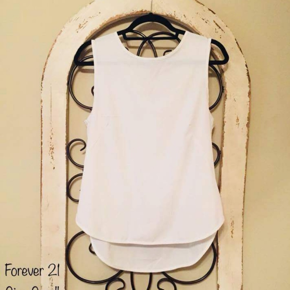 White Forever 21 tank